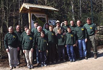 Jugendgruppe im Bayrischen Wald
